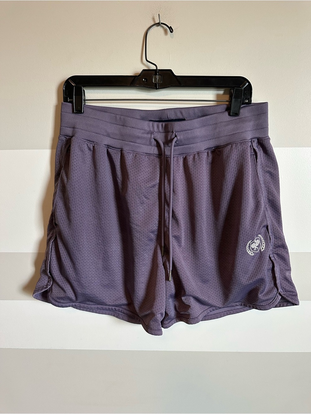 Abercrombie & Fitch Mens Purple Vintage Style Basketball Mesh Shorts